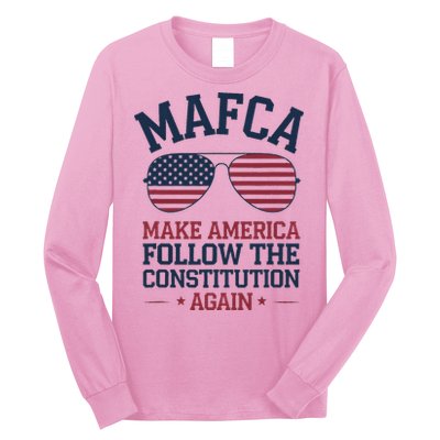 Mafca Make America Follow The Constitution Again Long Sleeve Shirt