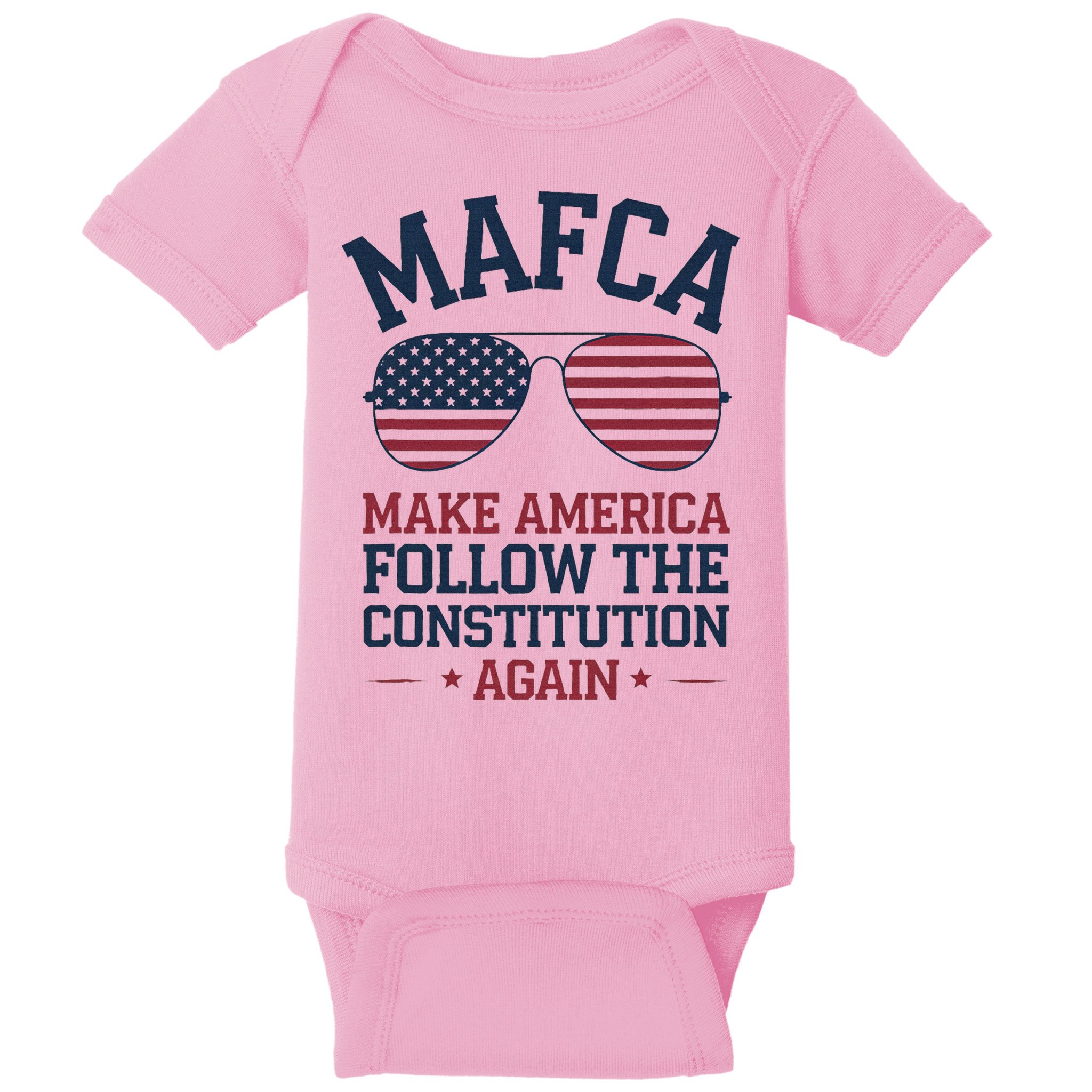 Mafca Make America Follow The Constitution Again Baby Bodysuit