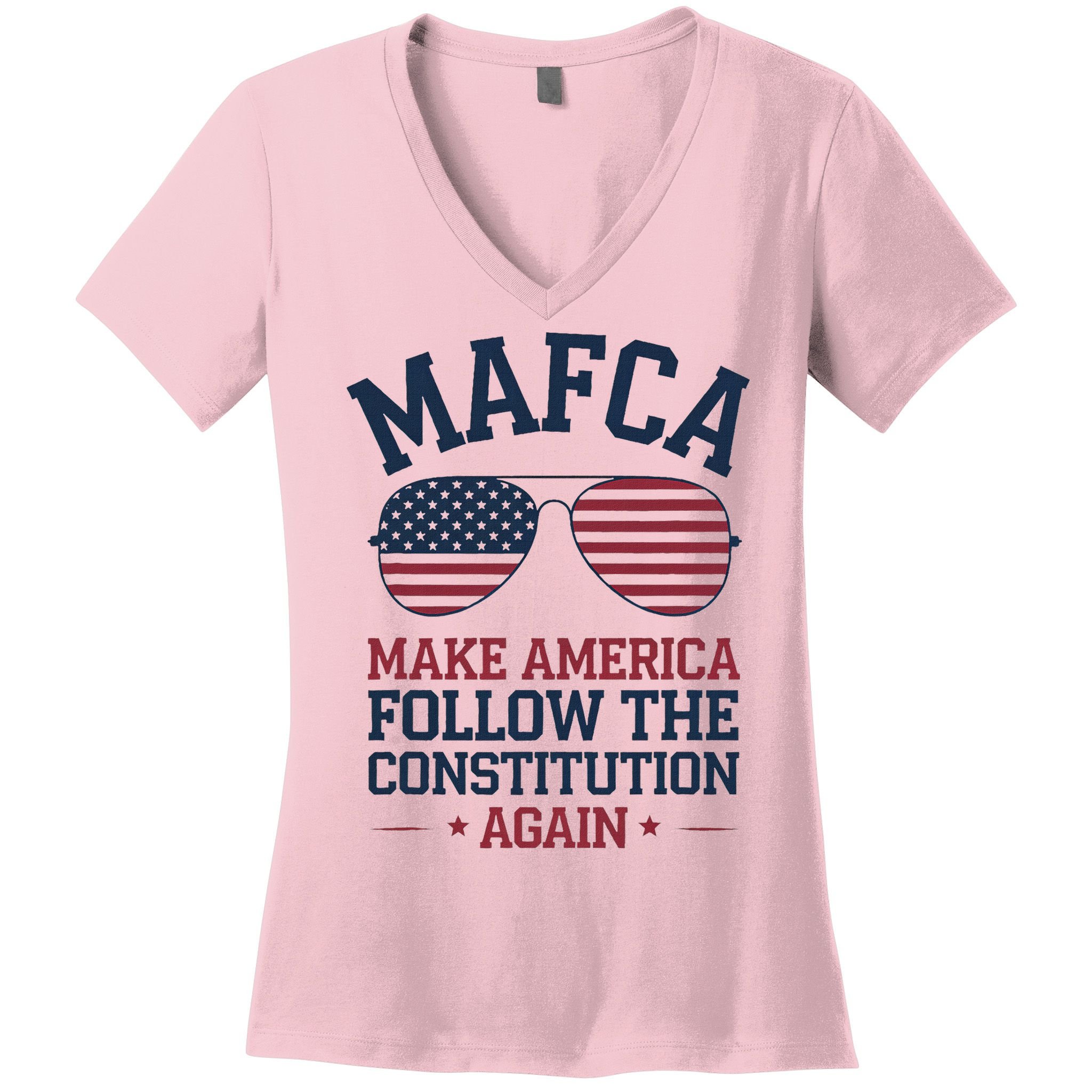 Mafca Make America Follow The Constitution Again Women's V-Neck T-Shirt