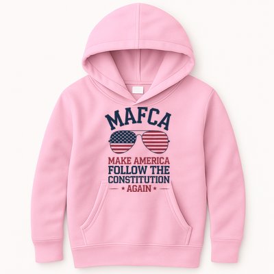 Mafca Make America Follow The Constitution Again Kids Hoodie