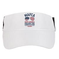 Mafca Make America Follow The Constitution Again Adult Drive Performance Visor