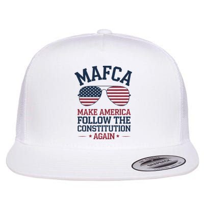 Mafca Make America Follow The Constitution Again Flatbill Hat