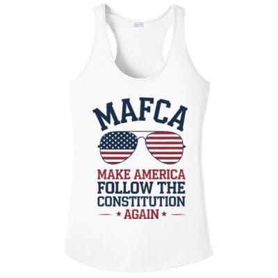Mafca Make America Follow The Constitution Again Ladies PosiCharge Competitor Racerback Tank