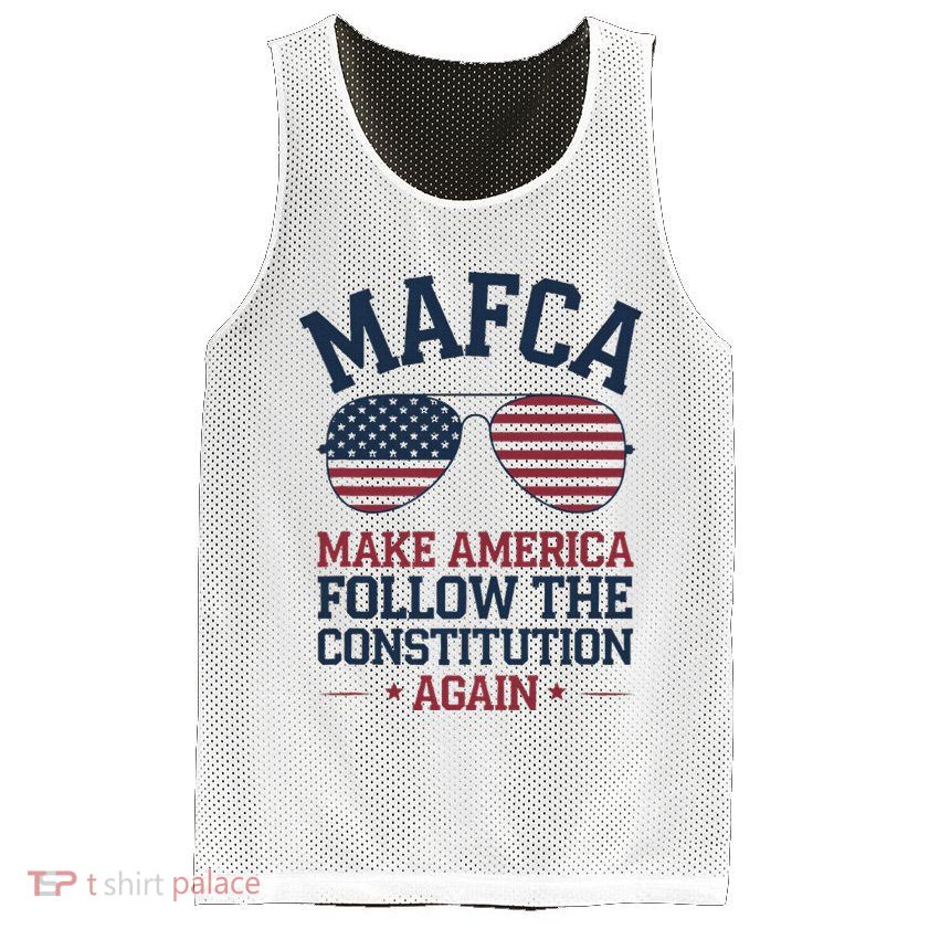Mafca Make America Follow The Constitution Again Mesh Reversible Basketball Jersey Tank