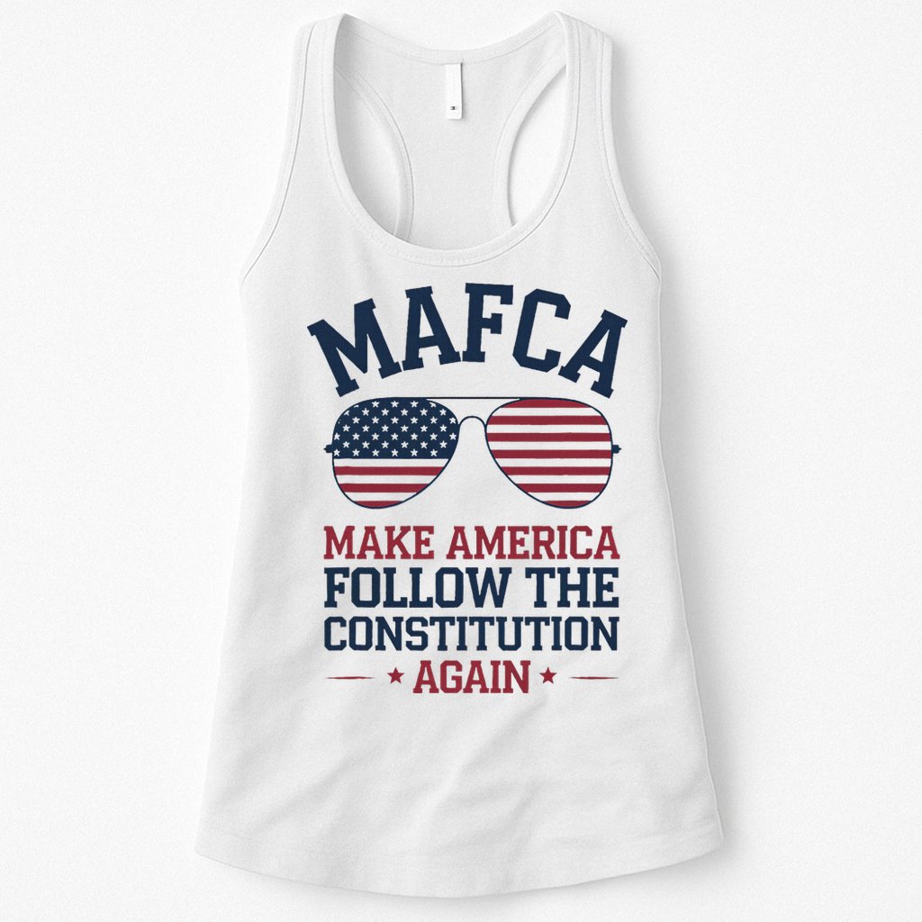 Mafca Make America Follow The Constitution Again Womens Tank Top