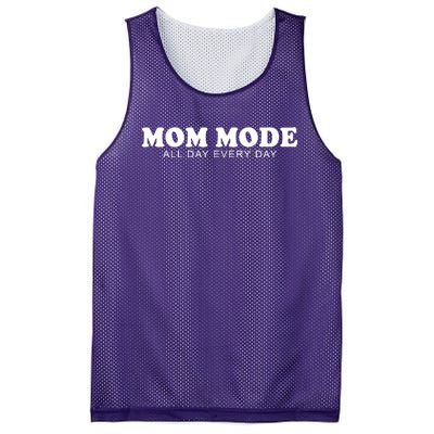 Mom Mode All Day Every Day Mesh Reversible Basketball Jersey Tank