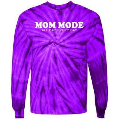 Mom Mode All Day Every Day Tie-Dye Long Sleeve Shirt