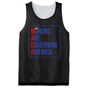 Maga Morons Are Governing America Mesh Reversible Basketball Jersey Tank