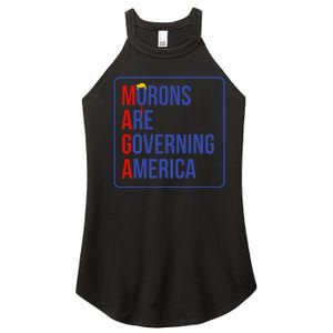 Maga Morons Are Governing America Women's Perfect Tri Rocker Tank