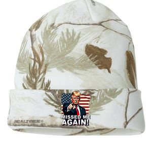 Missed Me Again You Missed Trump 2024 Elections Kati Licensed 12" Camo Beanie