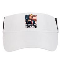 Missed Me Again You Missed Trump 2024 Elections Adult Drive Performance Visor