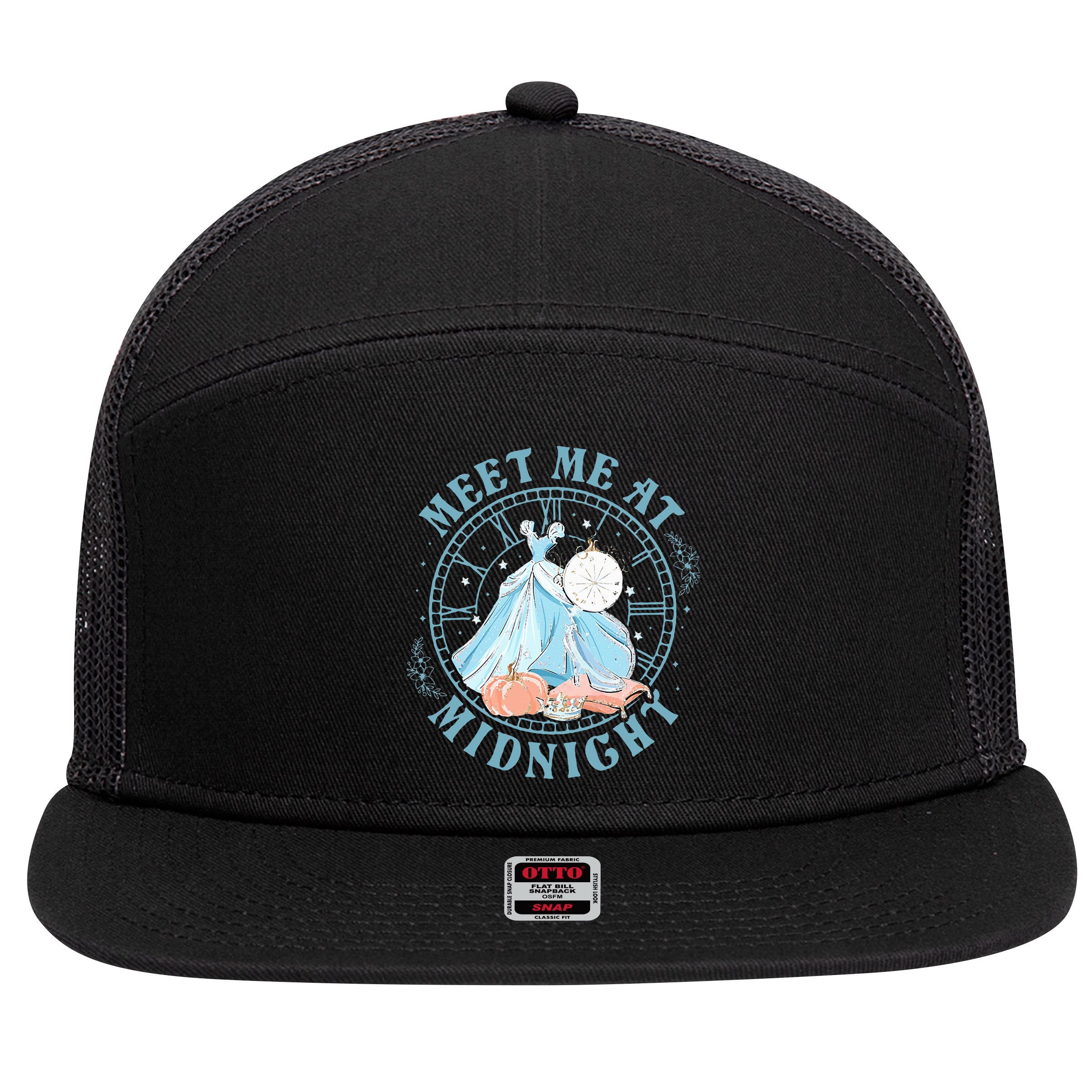 Meet Me At The Midnight 7 Panel Mesh Trucker Snapback Hat