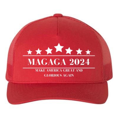 MAGAGA Make America Great And Glorious Again Trump 2024 Election Yupoong Adult 5-Panel Trucker Hat