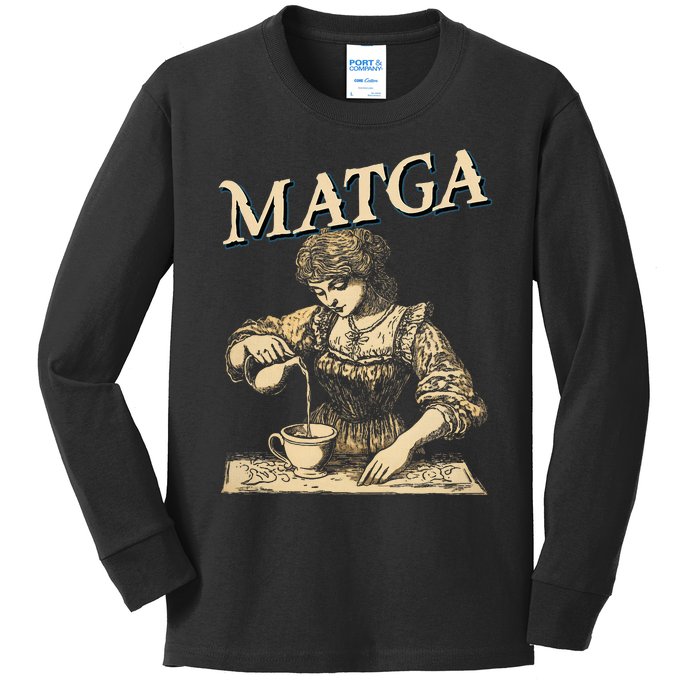 Matga Make Aqua Tofana Great Again Kids Long Sleeve Shirt