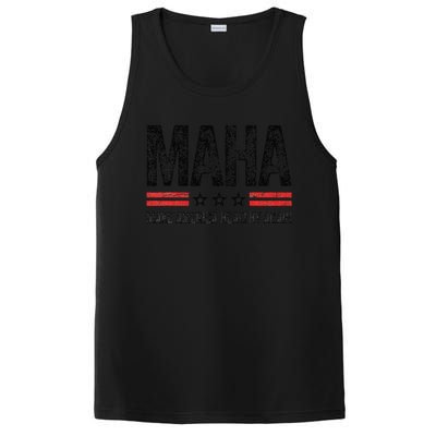 Maha Make America Healthy Again Us Patriotic 4th Of July Gift PosiCharge Competitor Tank