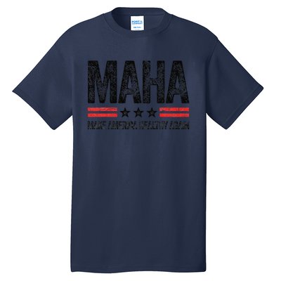 Maha Make America Healthy Again Us Patriotic 4th Of July Gift Tall T-Shirt