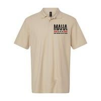 Maha Make America Healthy Again Us Patriotic 4th Of July Gift Softstyle Adult Sport Polo