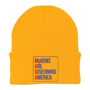 Maga Morons Are Governing America Knit Cap Winter Beanie