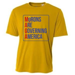 Maga Morons Are Governing America Cooling Performance Crew T-Shirt