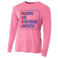 Maga Morons Are Governing America Cooling Performance Long Sleeve Crew