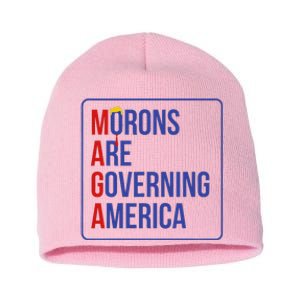 Maga Morons Are Governing America Short Acrylic Beanie