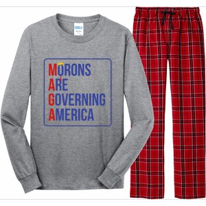 Maga Morons Are Governing America Long Sleeve Pajama Set