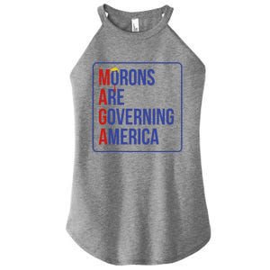 Maga Morons Are Governing America Women's Perfect Tri Rocker Tank