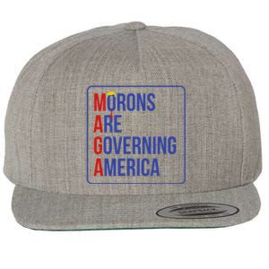 Maga Morons Are Governing America Wool Snapback Cap