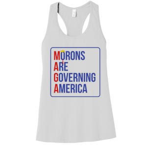 Maga Morons Are Governing America Women's Racerback Tank