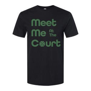 Meet Me At The Court Design Softstyle CVC T-Shirt