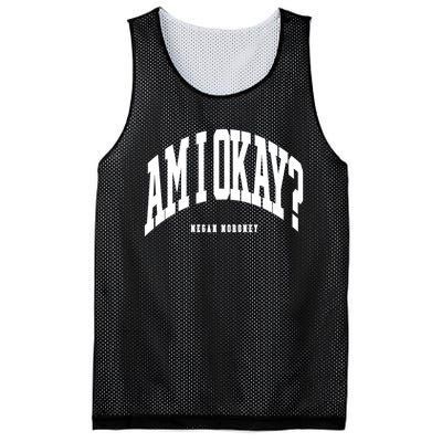 Megan Moroney Am I Ok? Funny Mesh Reversible Basketball Jersey Tank