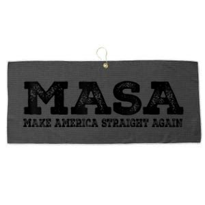 MASA Make America Straight Again Large Microfiber Waffle Golf Towel