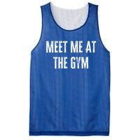 Meet Me At The Gym Funny Gym Quotes Funny Fitness Cute Gift Mesh Reversible Basketball Jersey Tank