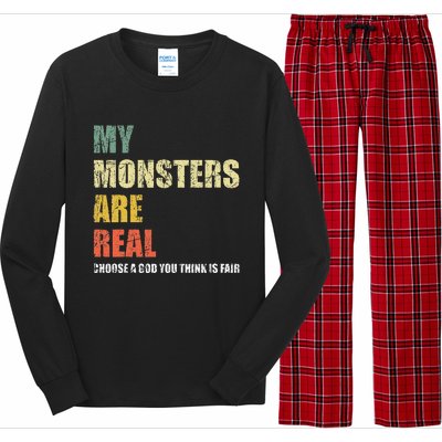 My Monsters Are Real Long Sleeve Pajama Set