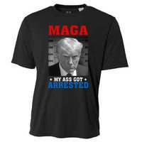 Maga My Ass Got Arrested 2024 Funny AntiTrump Cooling Performance Crew T-Shirt