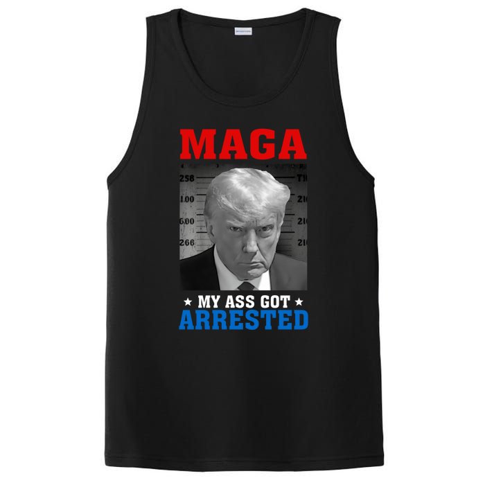 Maga My Ass Got Arrested 2024 Funny AntiTrump PosiCharge Competitor Tank