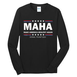 Maha Make America Healthy Again Trump Vance Kennedy 2024 Tall Long Sleeve T-Shirt