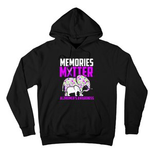 Memories Matter Alzheimer´s Awareness Elephant Hoodie