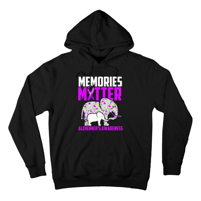 Memories Matter Alzheimer´s Awareness Elephant Hoodie