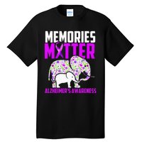 Memories Matter Alzheimer´s Awareness Elephant Tall T-Shirt