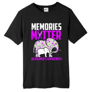 Memories Matter Alzheimer´s Awareness Elephant Tall Fusion ChromaSoft Performance T-Shirt