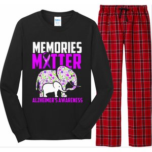 Memories Matter Alzheimer´s Awareness Elephant Long Sleeve Pajama Set