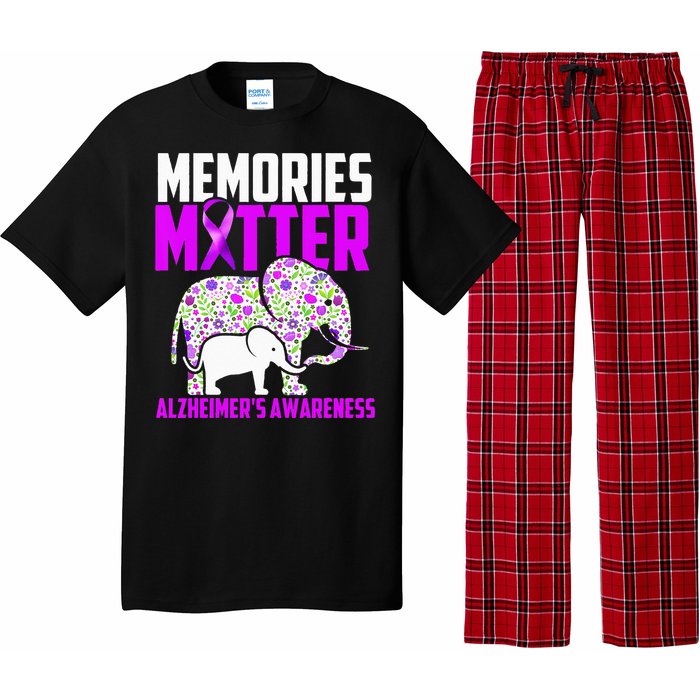 Memories Matter Alzheimer´s Awareness Elephant Pajama Set