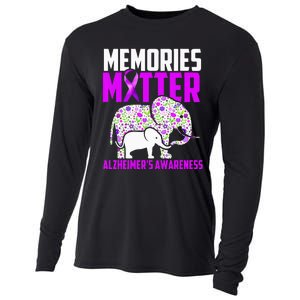 Memories Matter Alzheimer´s Awareness Elephant Cooling Performance Long Sleeve Crew