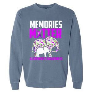 Memories Matter Alzheimer´s Awareness Elephant Garment-Dyed Sweatshirt