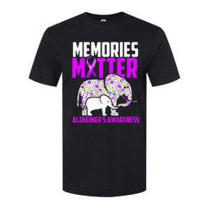 Memories Matter Alzheimer´s Awareness Elephant Softstyle CVC T-Shirt