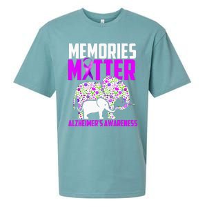 Memories Matter Alzheimer´s Awareness Elephant Sueded Cloud Jersey T-Shirt