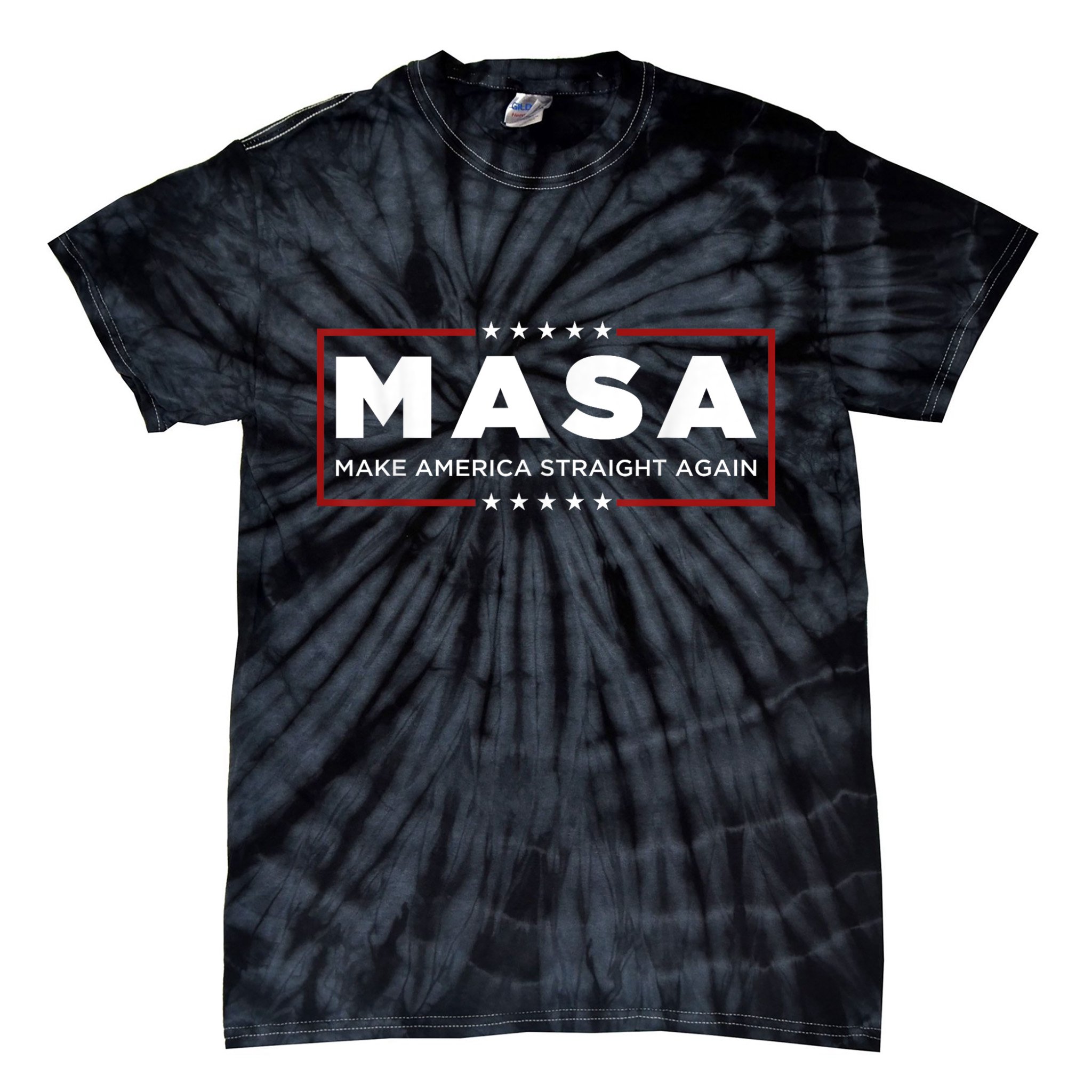 MASA Make America Straight Again Tie-Dye T-Shirt