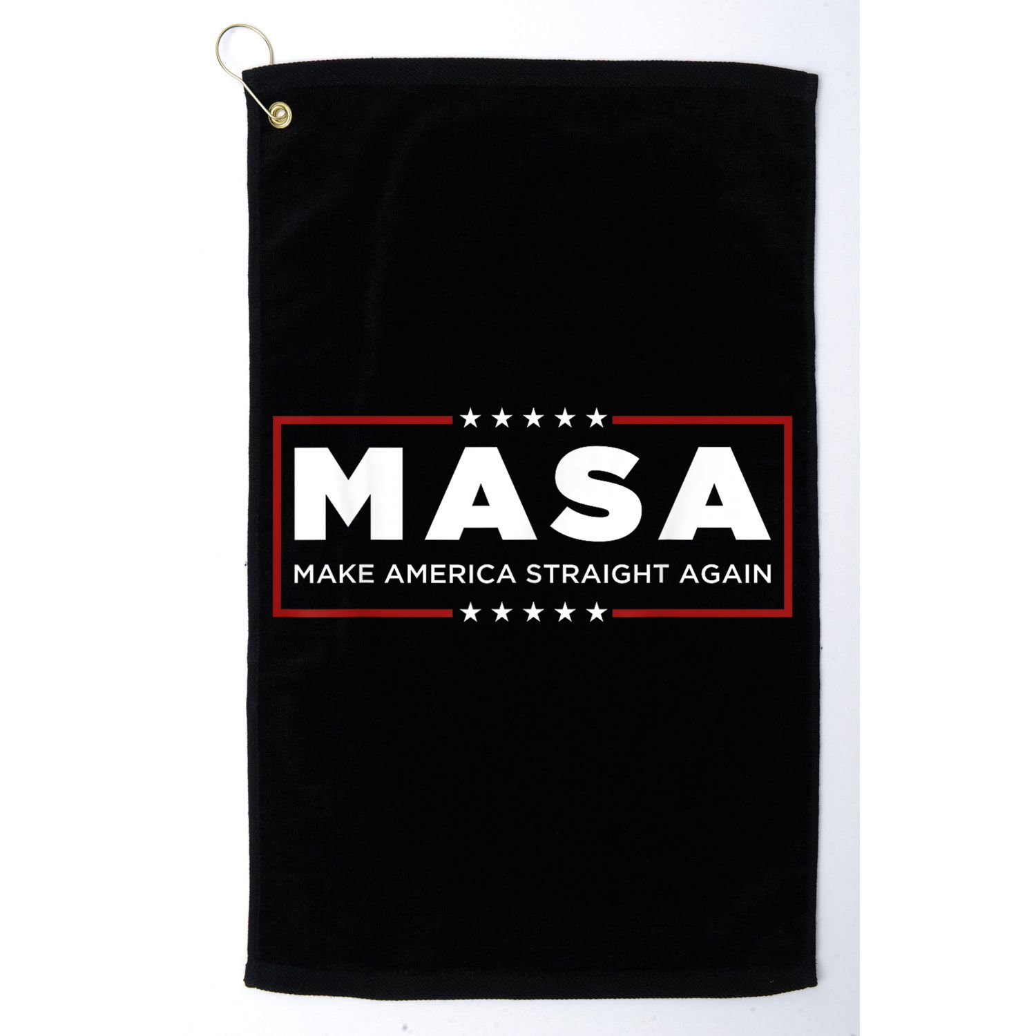 MASA Make America Straight Again Golf Towel