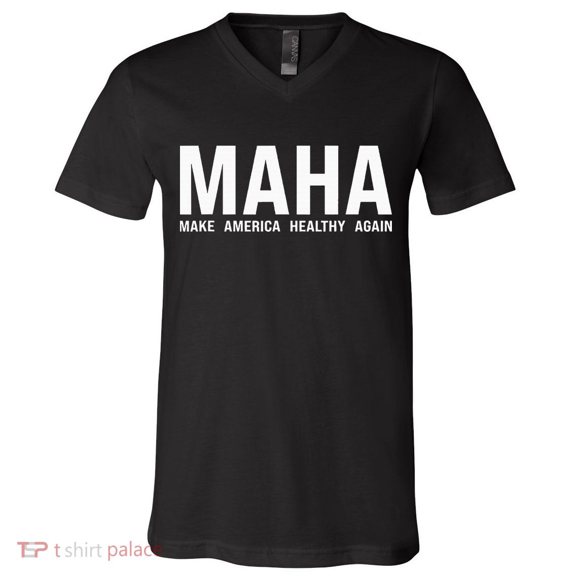 Maha Make America Healthy V-Neck T-Shirt